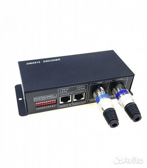 DMX 512 декодер 8Ах4 канала (rgbw)