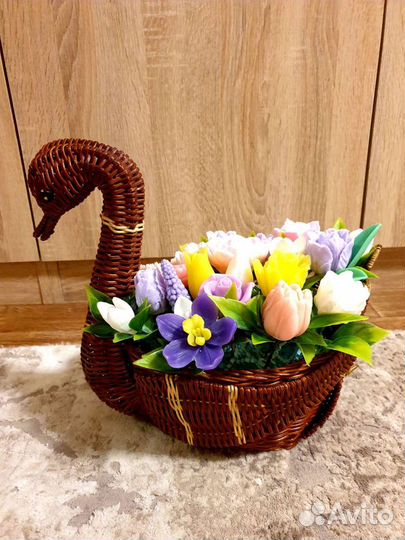 Цветы из мыла