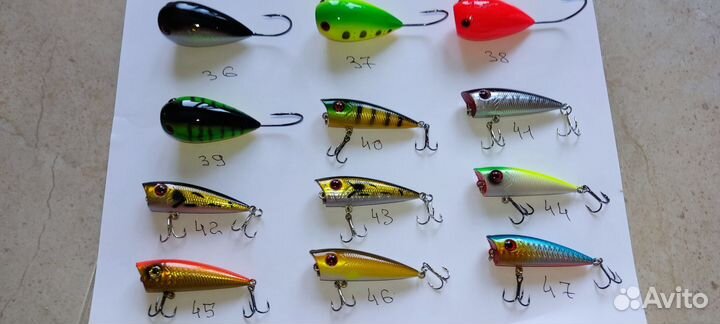 Воблеры, поперы, тейл-спинеры