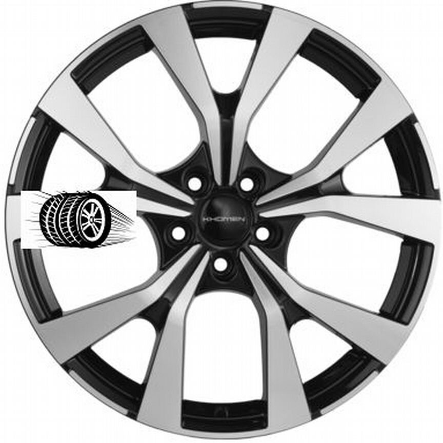 Литые диски Khomen Wheels 7×R19 5×114.3