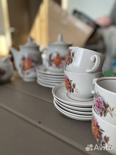 Чайный сервиз из форфора