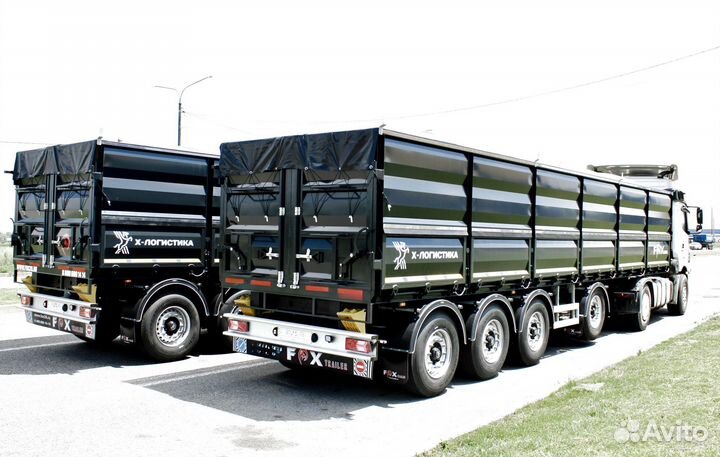 Полуприцеп зерновоз FOX Trailer Зерновоз-бортовой 4 оси, 2023