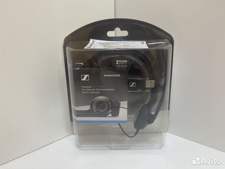 Наушники Проводные Накладные Sennheiser PC 7 USB