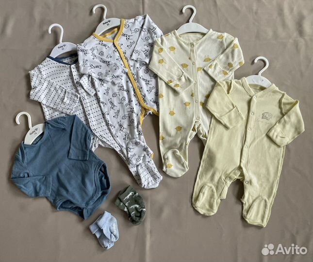 Комбинезоны пакетом детские 62 68