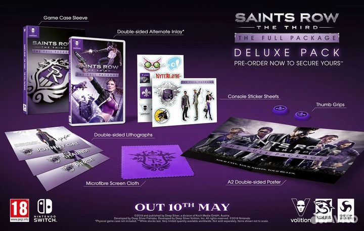 Saint's Row 3 Deluxe Pack для Nintendo Switch