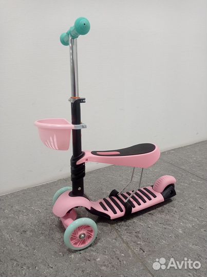 Самокат беговел с сиденьем