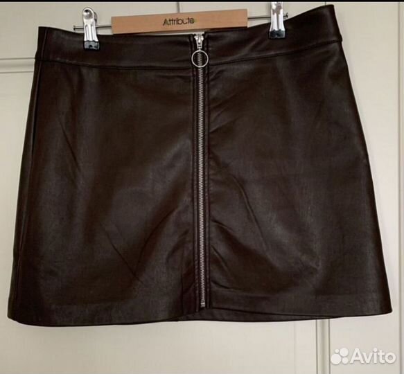 Кожаная юбка 48-50 размер
