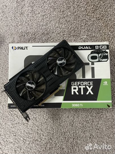 Видеокарта RTX3060ti palit dual oc