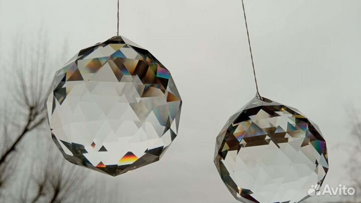 Хрустальный шар подвеска для люстры