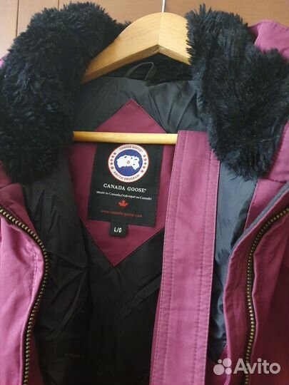 Пуховик canada goose женский