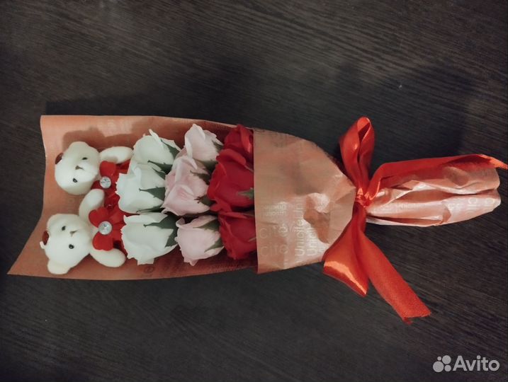 Букет цветов из мыла