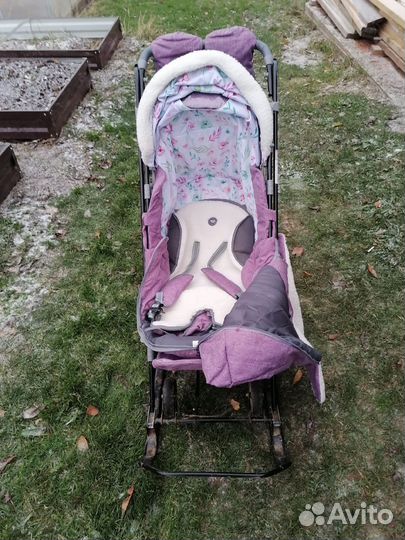 Санки коляска ника 7 8
