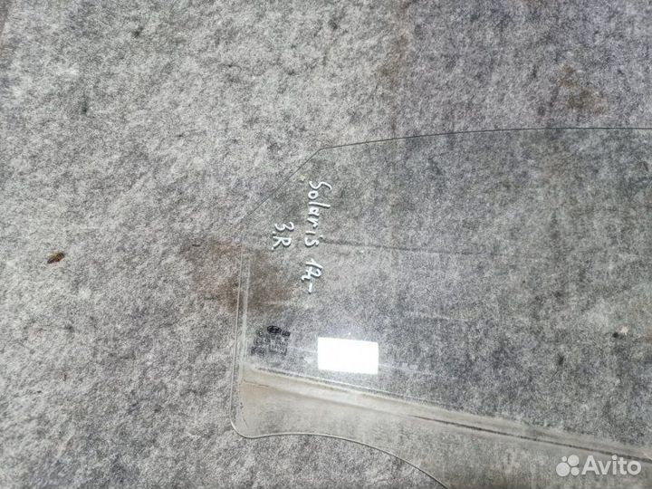 Стекло двери заднее правое Hyundai Solaris 2 HCR