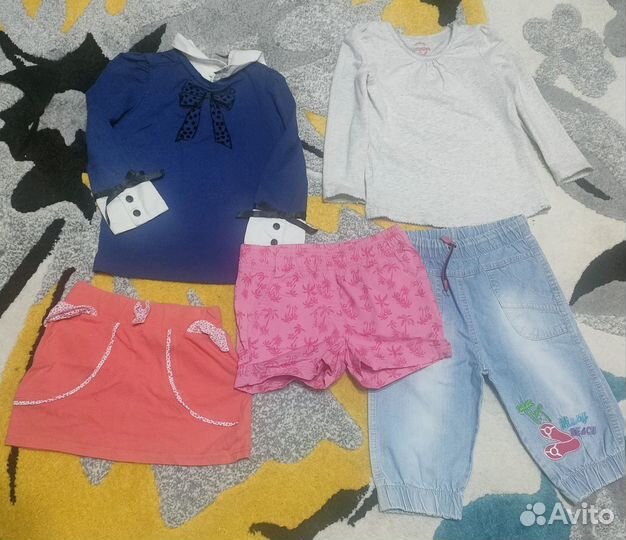 Вещи пакетом для девочки 2-4 года