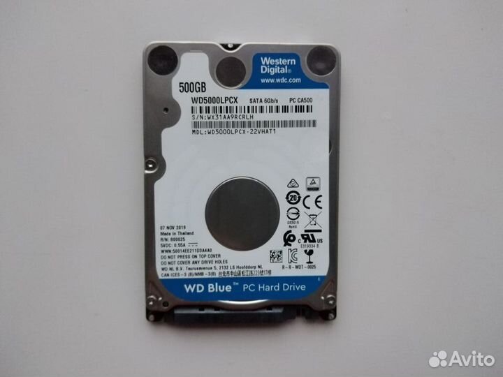 Жесткий диск WD 500гб