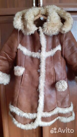 Дублёнка для девочки