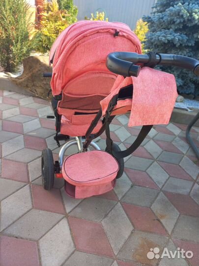 Детский велосипед с ручкой бу