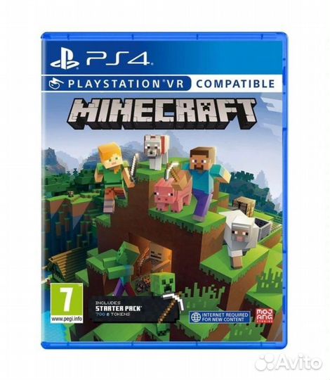 Minecraft игра для ps4 диск