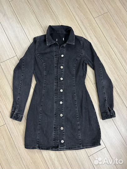 Джинсовое платье/рубашка Zara