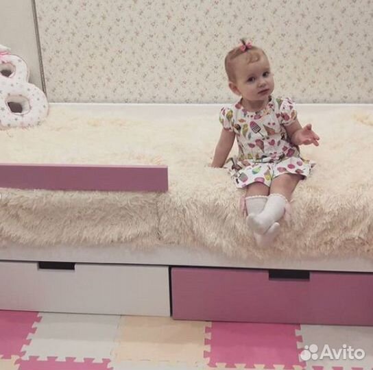 Детская деревянная кровать-тахта