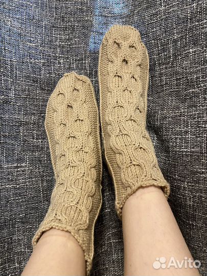 Носки и варежки вязанные,ручная работа, Подарок