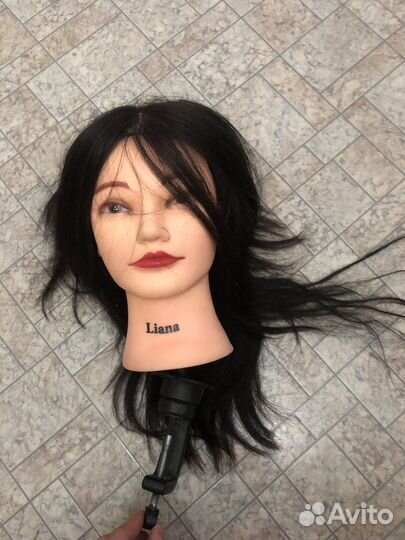 Манекен с натуральными волосами