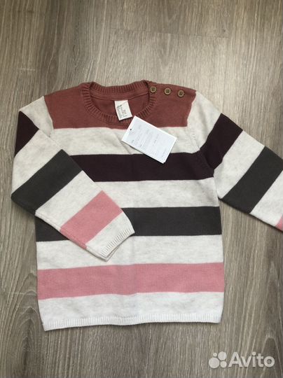 Кофты для девочки новые h&m 86, 92