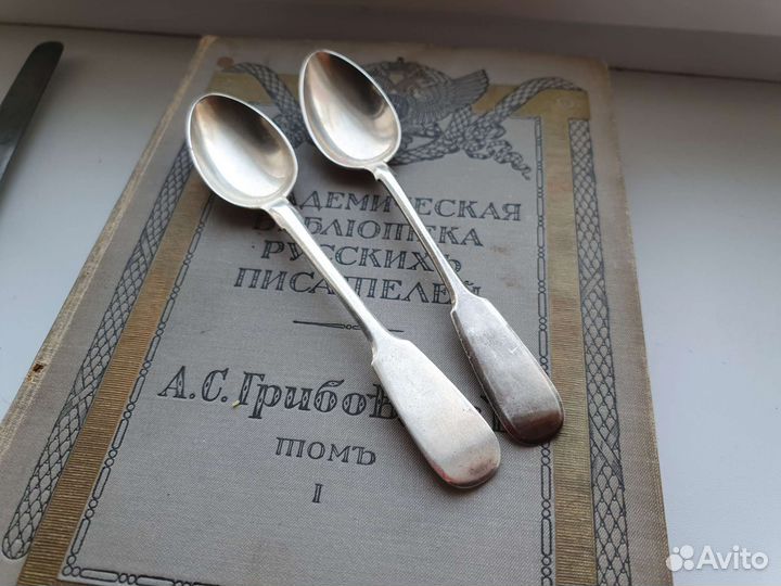 Ложка чайная серебро 19 век