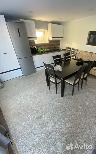 Ковер белый с коротким ворсом 3х4 м