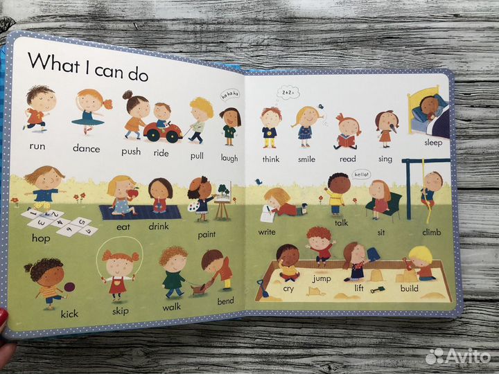 My First Word book Usborne визуальные словари