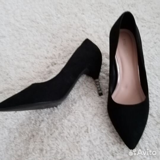 Балетки натуральная замша