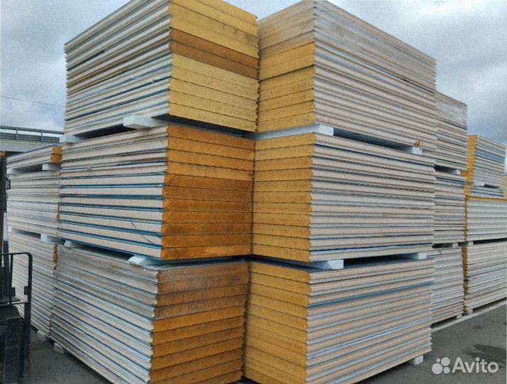 Сэндвич панели для стен PIR от 200 м2