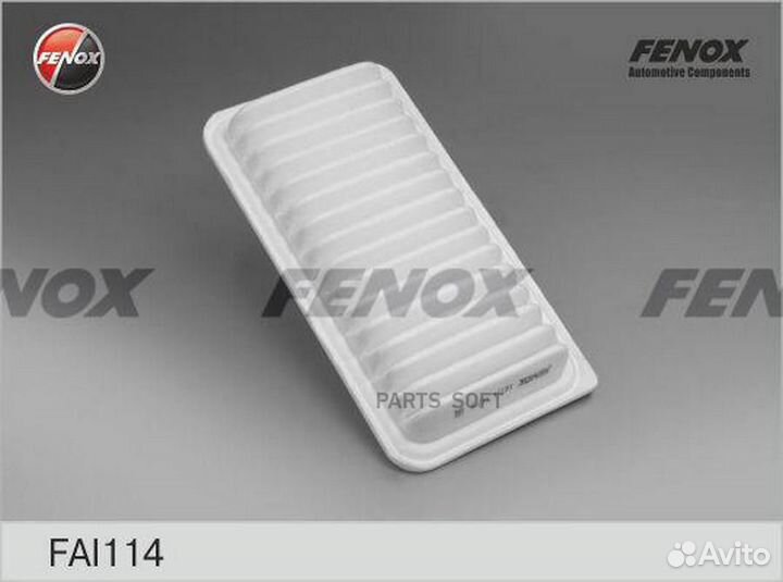 Fenox FAI114 фильтр воздушный\ Toyota Avensis/Corolla 1.4-2.4 03