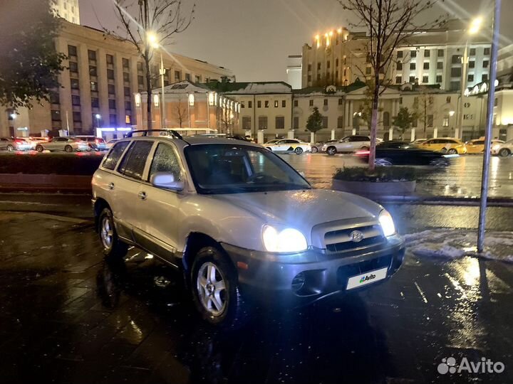 Hyundai Santa Fe 2.4 AT, 2002, 185 000 км