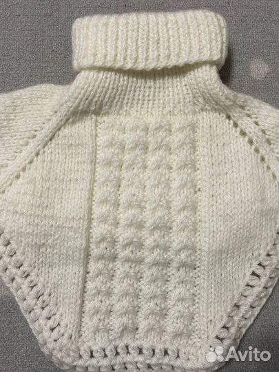 Манишка женская вязаная