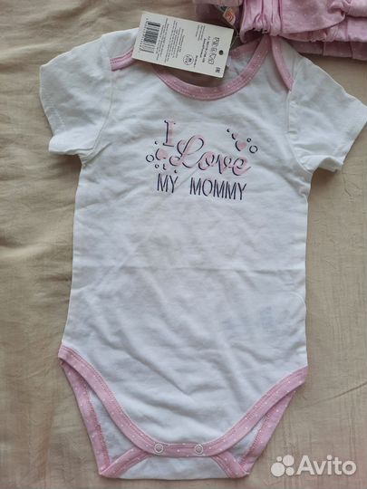 Боди костюмчик для девочки 80