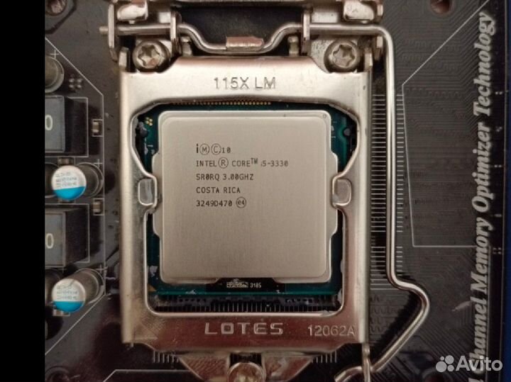 Материнская плата msi + процессор core i5