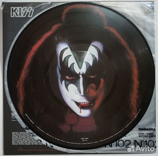 Участники kiss на виниле Picture Disc