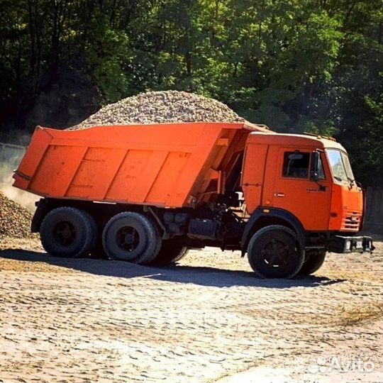 Доставим песок,щебень,отсев,перегной,земля,от1до15