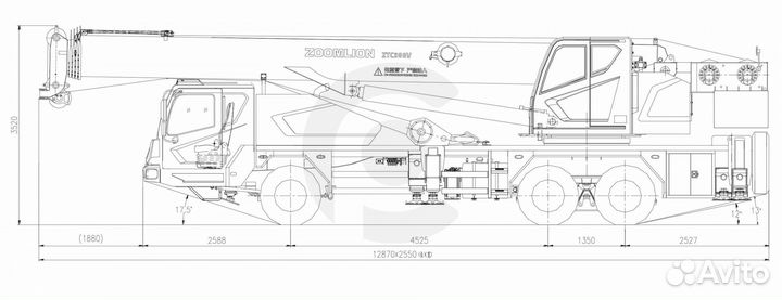 Zoomlion ZTC300V, 2024