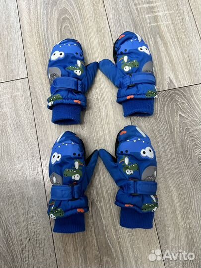Варежки детские 2 -3 года