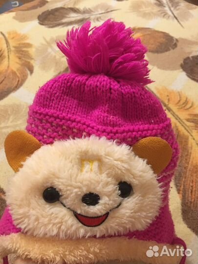 Шапка теплая для девочки