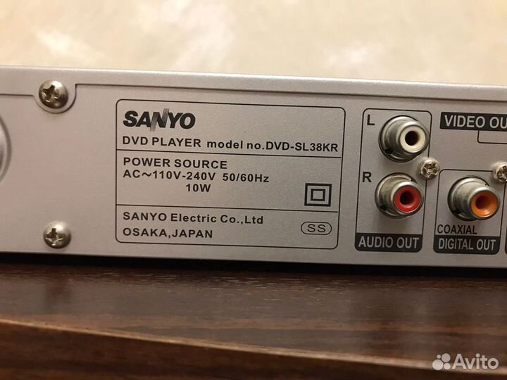 DVD плеер sanyo japan osaka