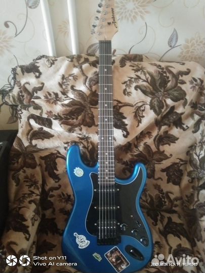 Электро гитара Ashton st200blue