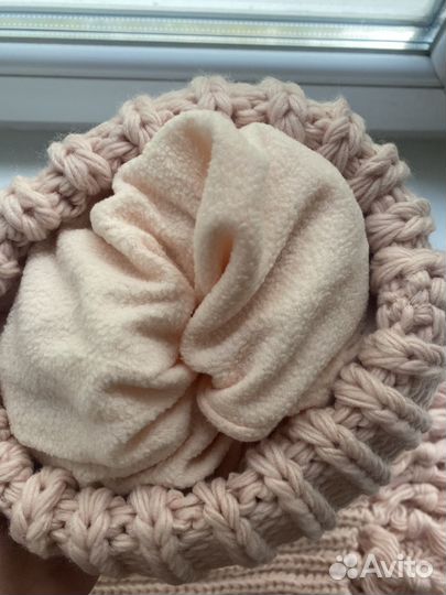 Комплект шапка и снуд (шарф) женский