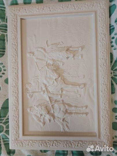 Большая 3D картина из гипса для раскраски