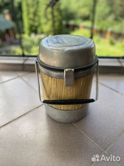Термос нержавейка ссср, широкая горловина 3литра