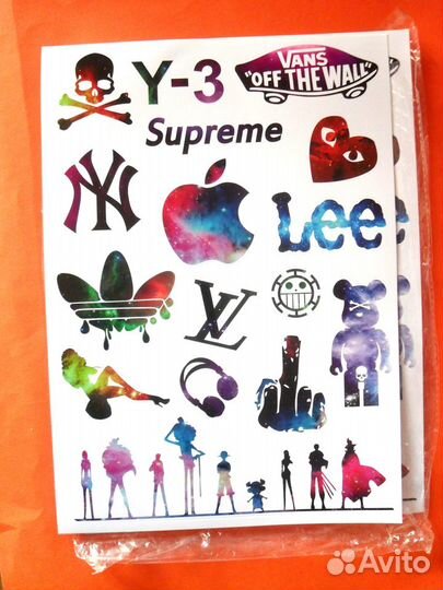 Стикерпаки/ набор стикеров лист оптом и в розницу