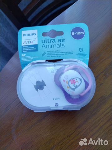 Соска пустышка avent 6 18