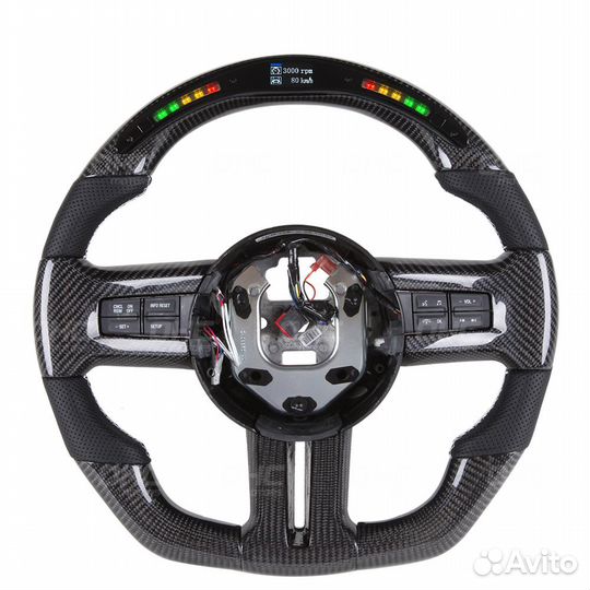 Карбоновый руль со светодиодами для Ford Mustang